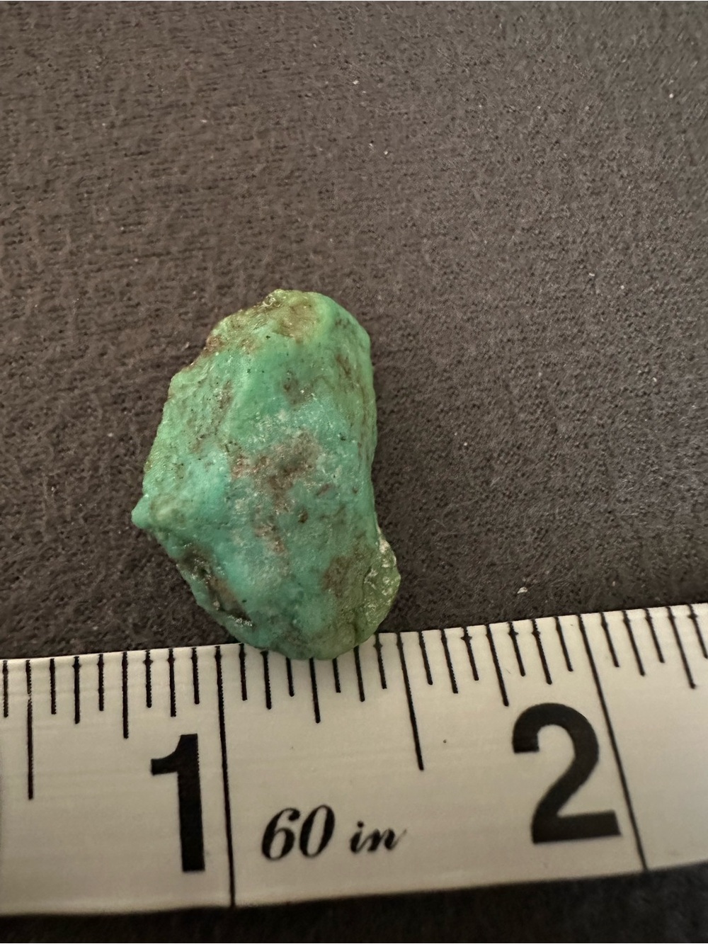 22ct Turquoise Nugget 4g High Hardness Rough Stone - Picture 6 of 8